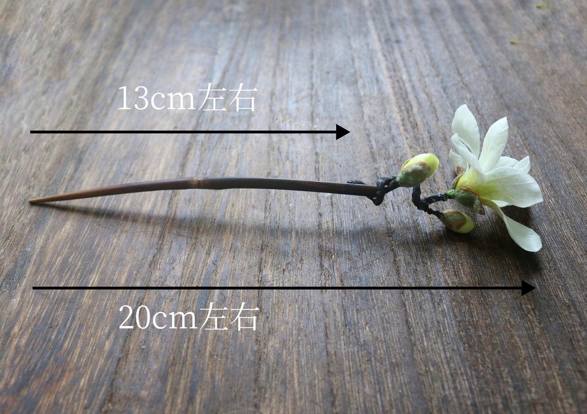 Magnolia Shadow Cold Porcelain Branch